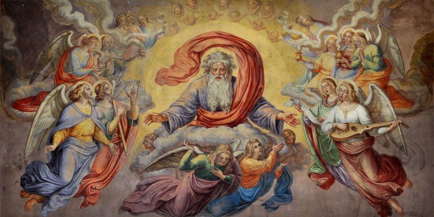 Obraz: Bóg Ojciec, Kolegiata w Hechingen (autor: Fidelis Schabet)