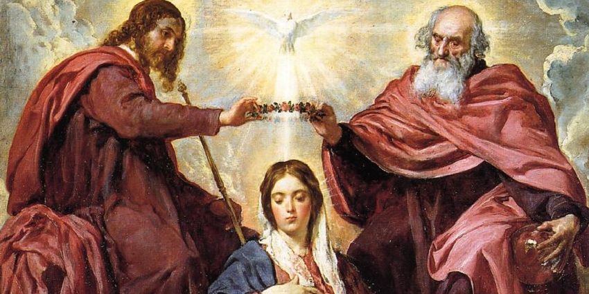 Kooronowanie Maryji przez Boga w Trójcy Jedynego
