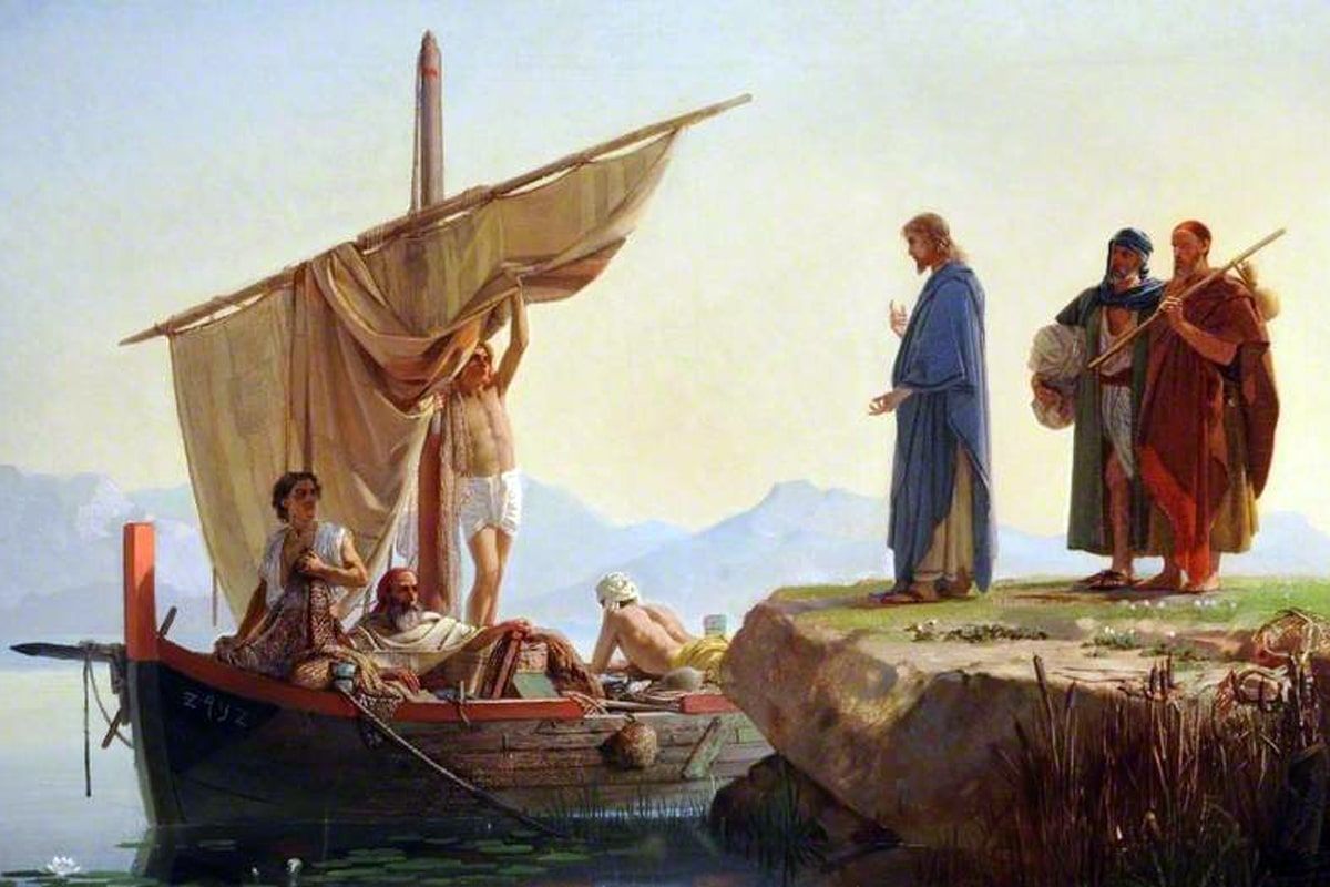 Jezus powołuje Apostołów - Edward Armitage